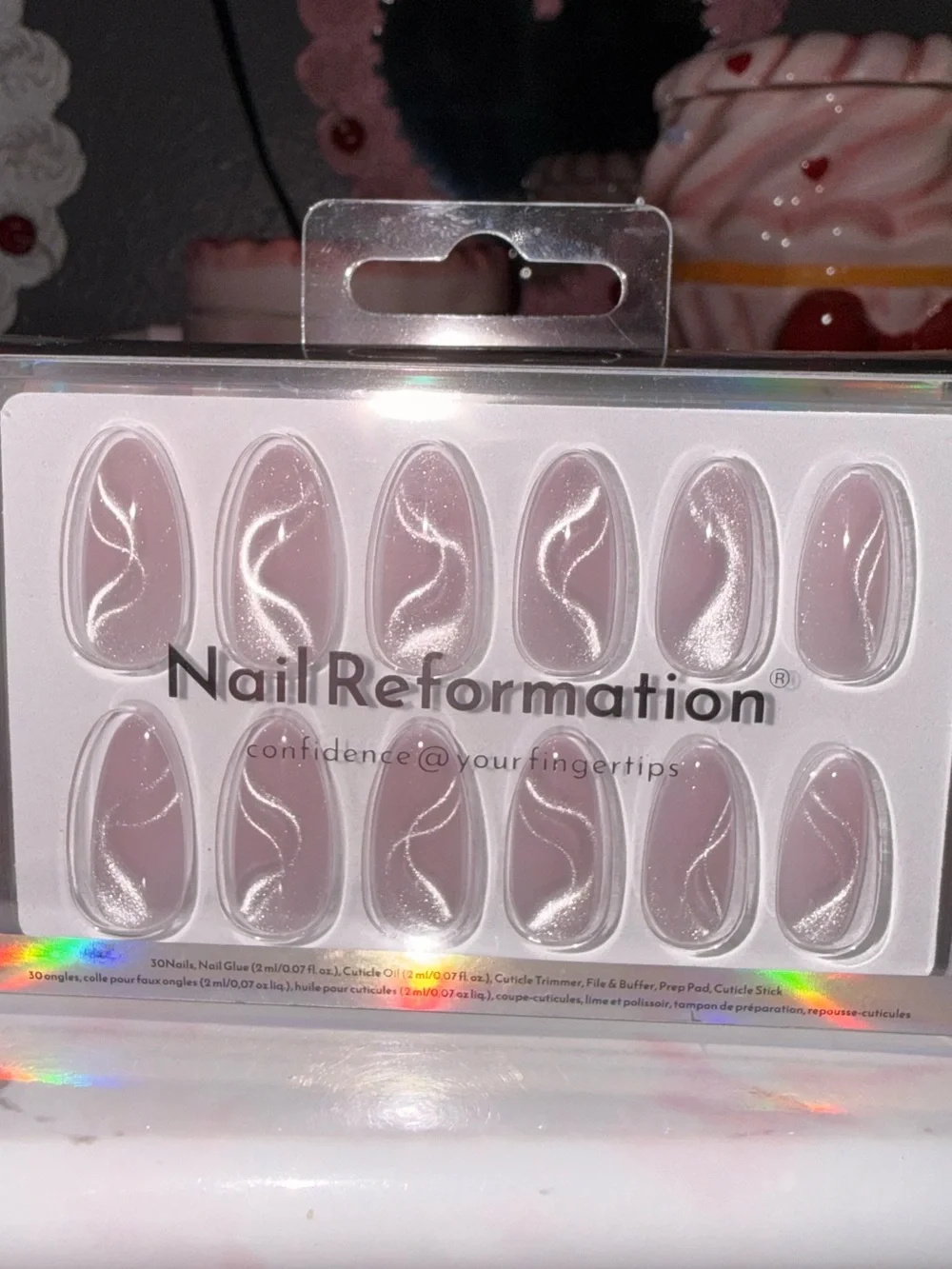 Nail Reformation Reflective Press On Nails